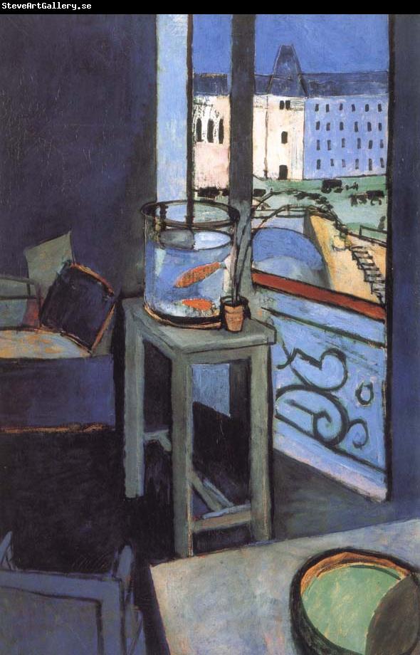 Henri Matisse Fish tank in the room